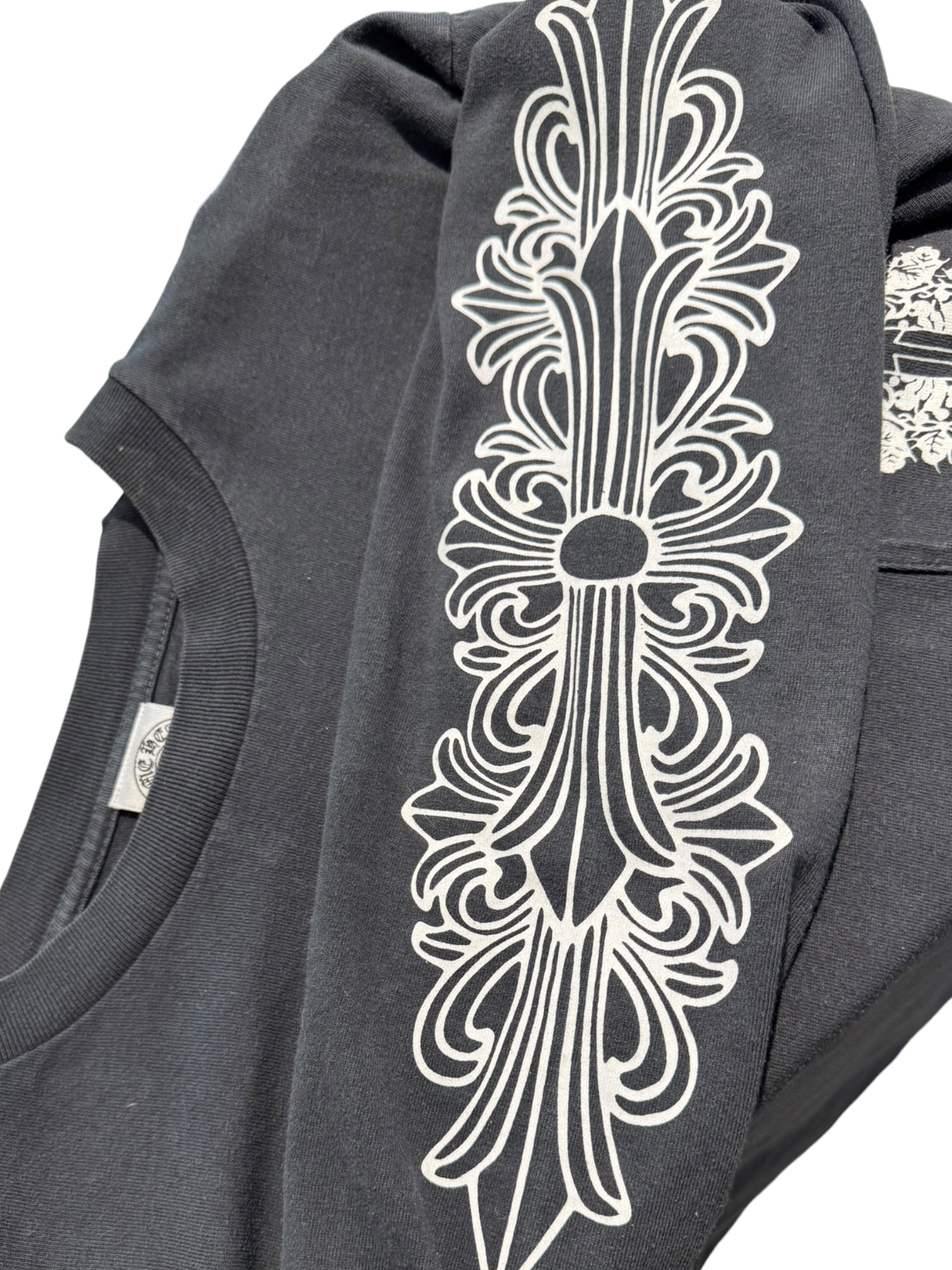 Used Chrome Hearts Vintage Wine Dagger Long Sleeve Shirt