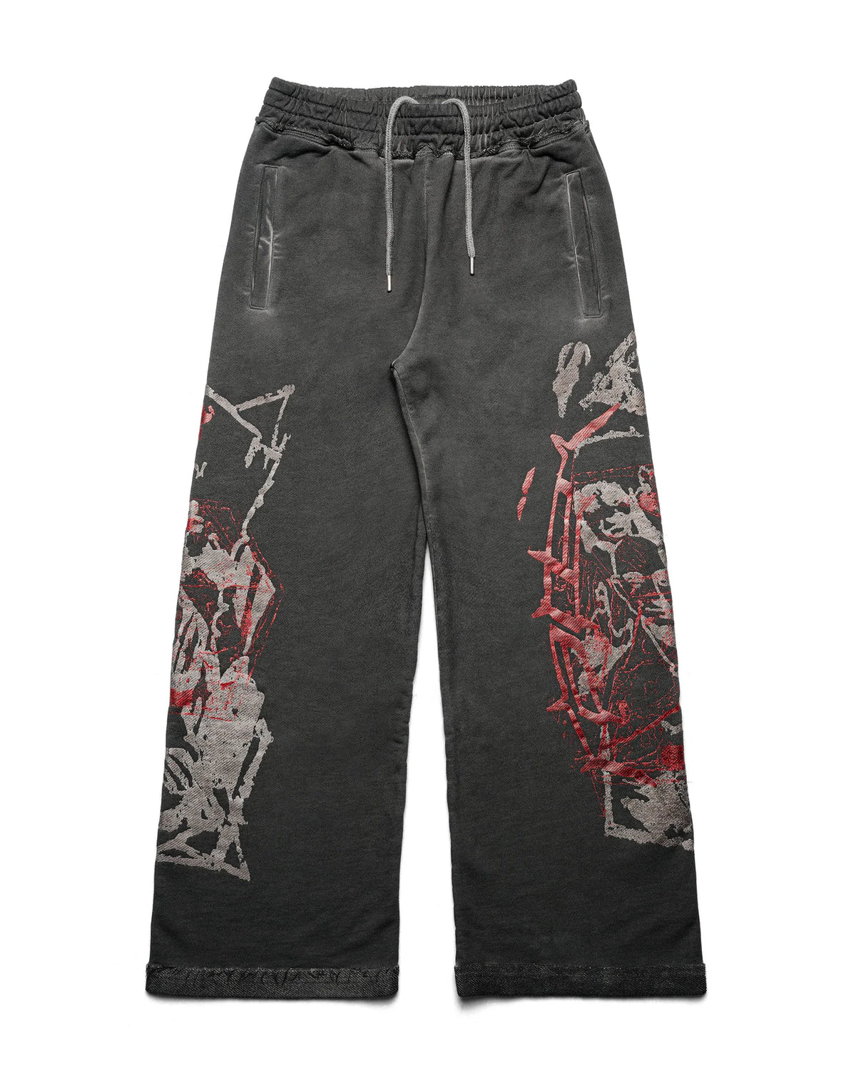 Racer RED Bootcut Sweatpants