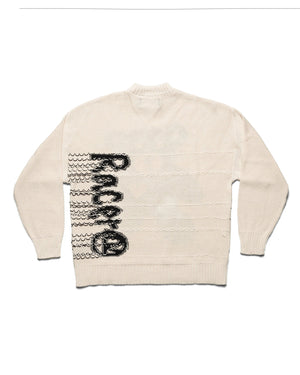 Racer Beige Lullaby Knit Sweater