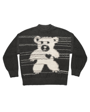 Racer Grey Lullaby Knit Sweater