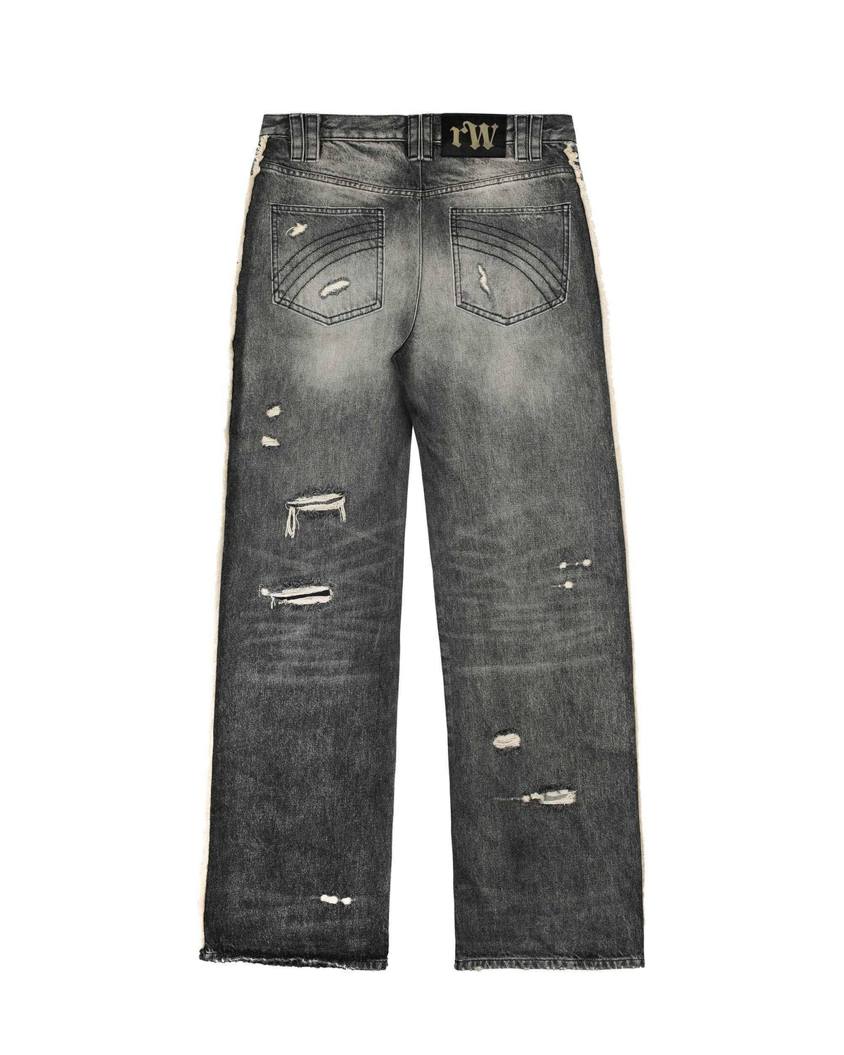 Racer Grey Track Jeans