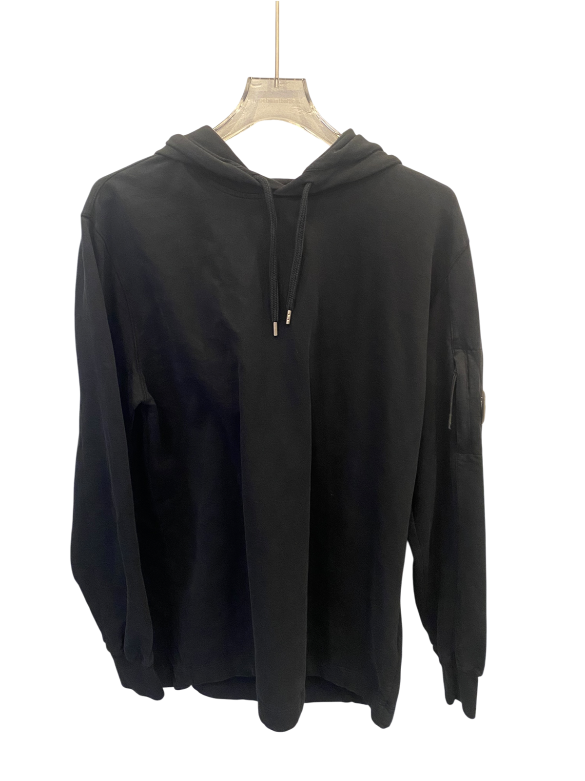 Used C.P. Company light fleece hoodie black