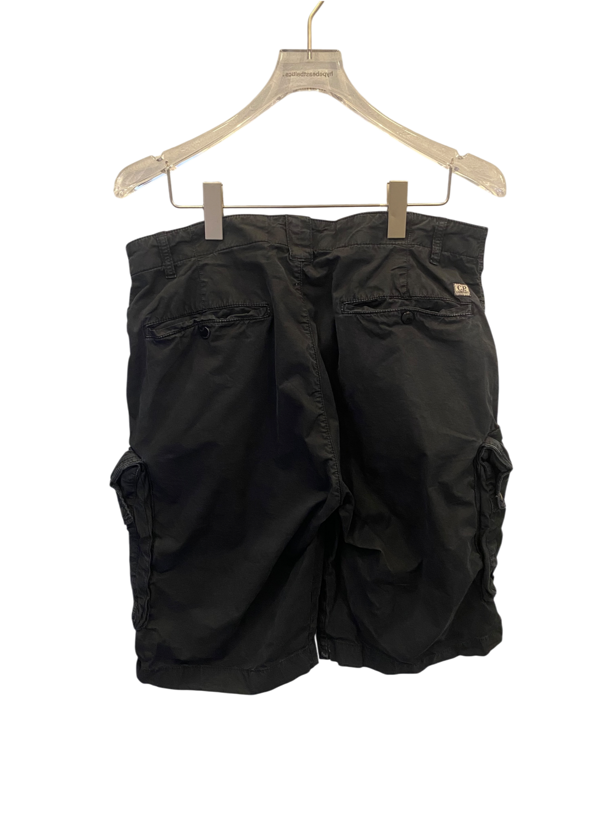 Used C.P. Company bermuda cargo shorts twill stretch navy