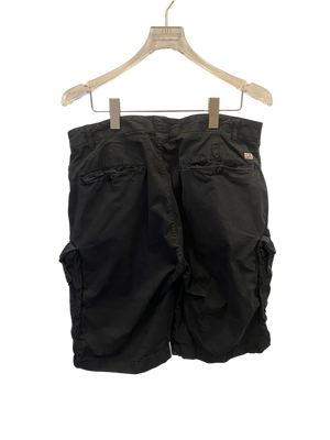 Used C.P. Company bermuda cargo shorts twill stretch navy