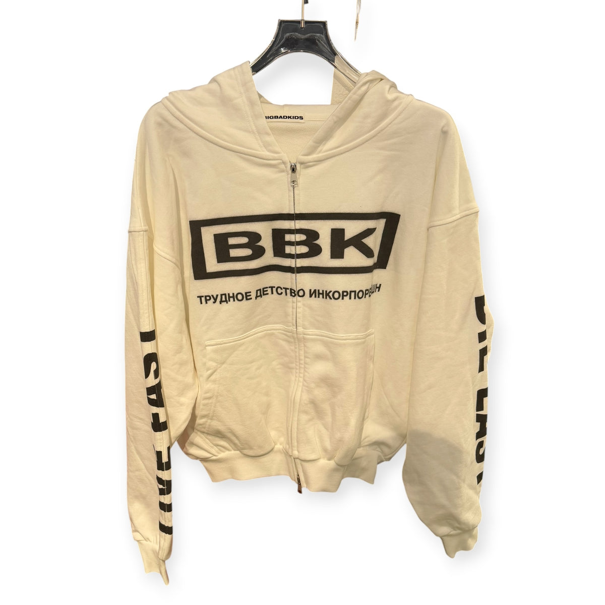 BigBadKids BBK White Hoodie