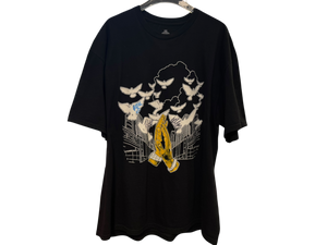 Used Goth Money Records Europe Tour Tee (Signed)