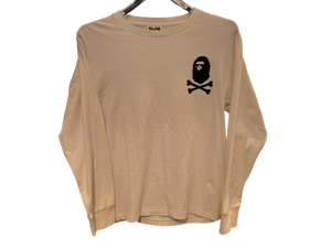 Used A Bathing Ape Crossbone Longsleeve White