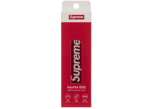 Supreme ACEBEAM Flashlight Keychain Red