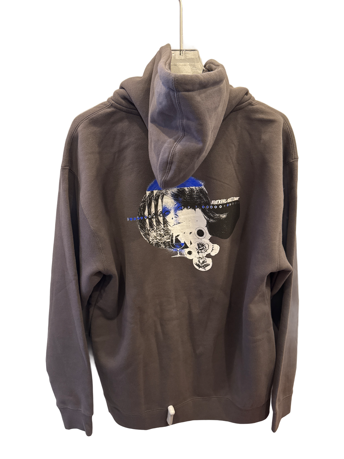 Fucking Awesome brinda zip-up hoodie charcoal