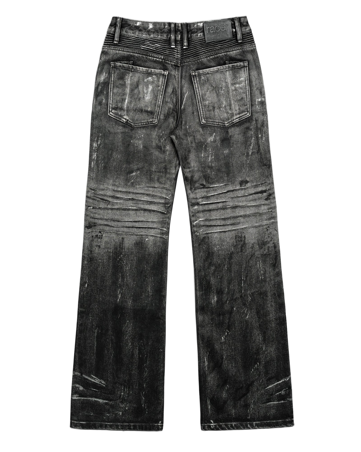 Racer Grey Vintage Waxed Denim