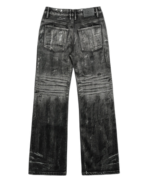 Racer Grey Vintage Waxed Denim