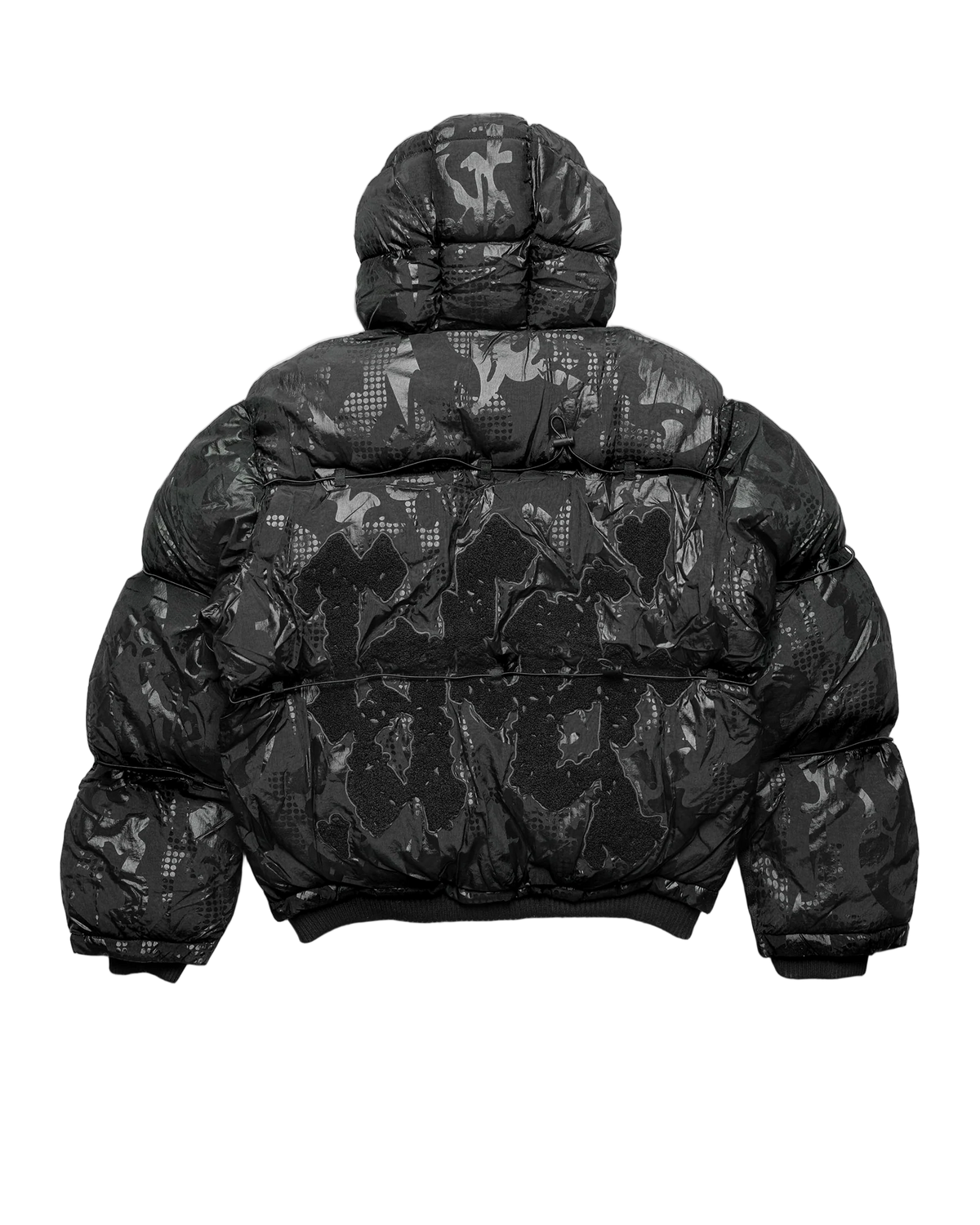 Racer Black Camo Puffer Jacket 4.0