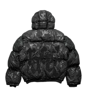 Racer Black Camo Puffer Jacket 4.0