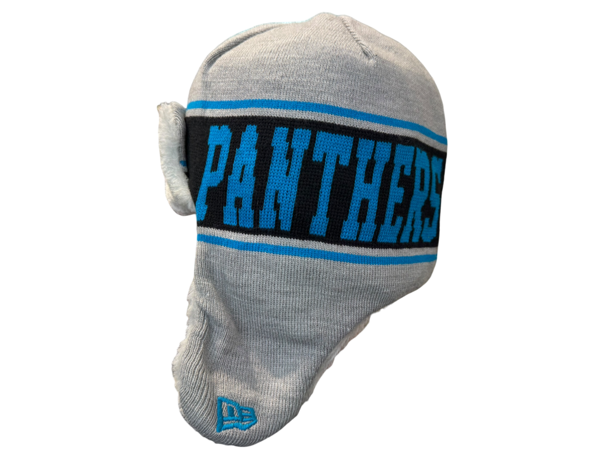 New Era Carolina Panthers Trapper Knit Hat