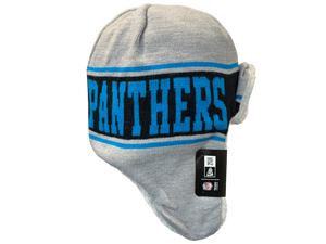 New Era Carolina Panthers Trapper Knit Hat