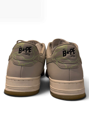Used A Bathing Ape Bape Sta Text Code Camo Grey