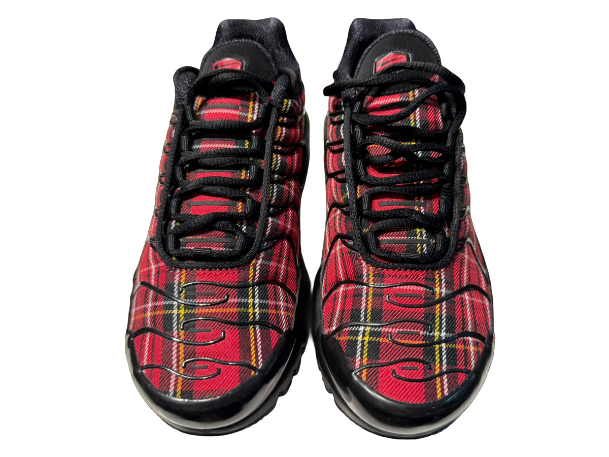 Nike Air Max Plus Black Tough Red Plaid (Women's)