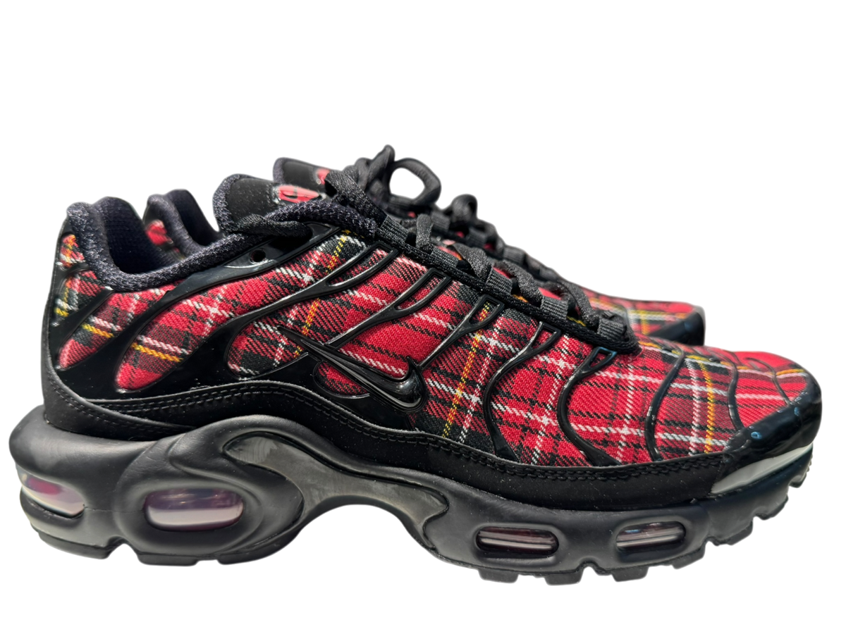Nike Air Max Plus Black Tough Red Plaid (Women's)