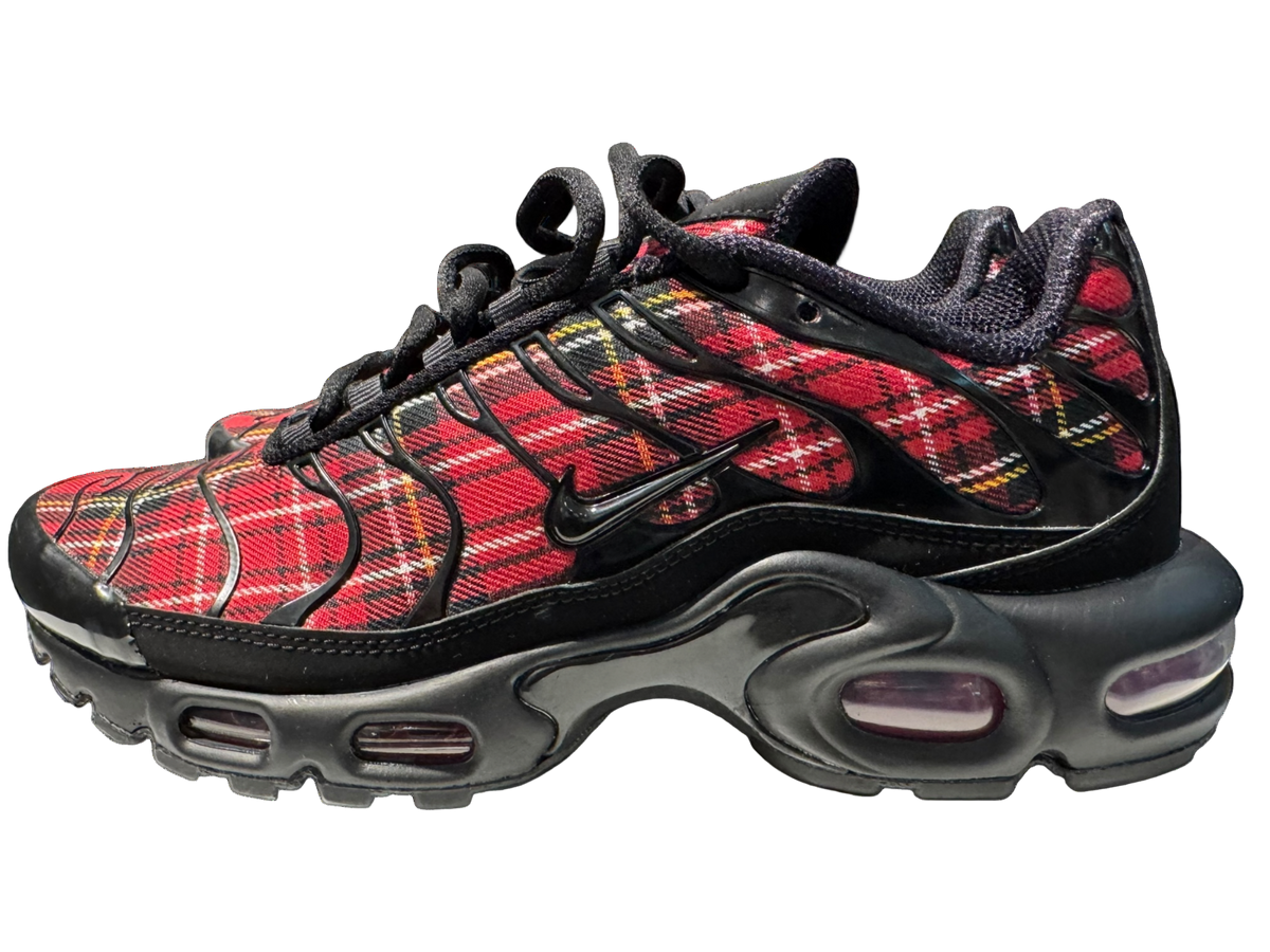 Nike Air Max Plus Black Tough Red Plaid (Women's)