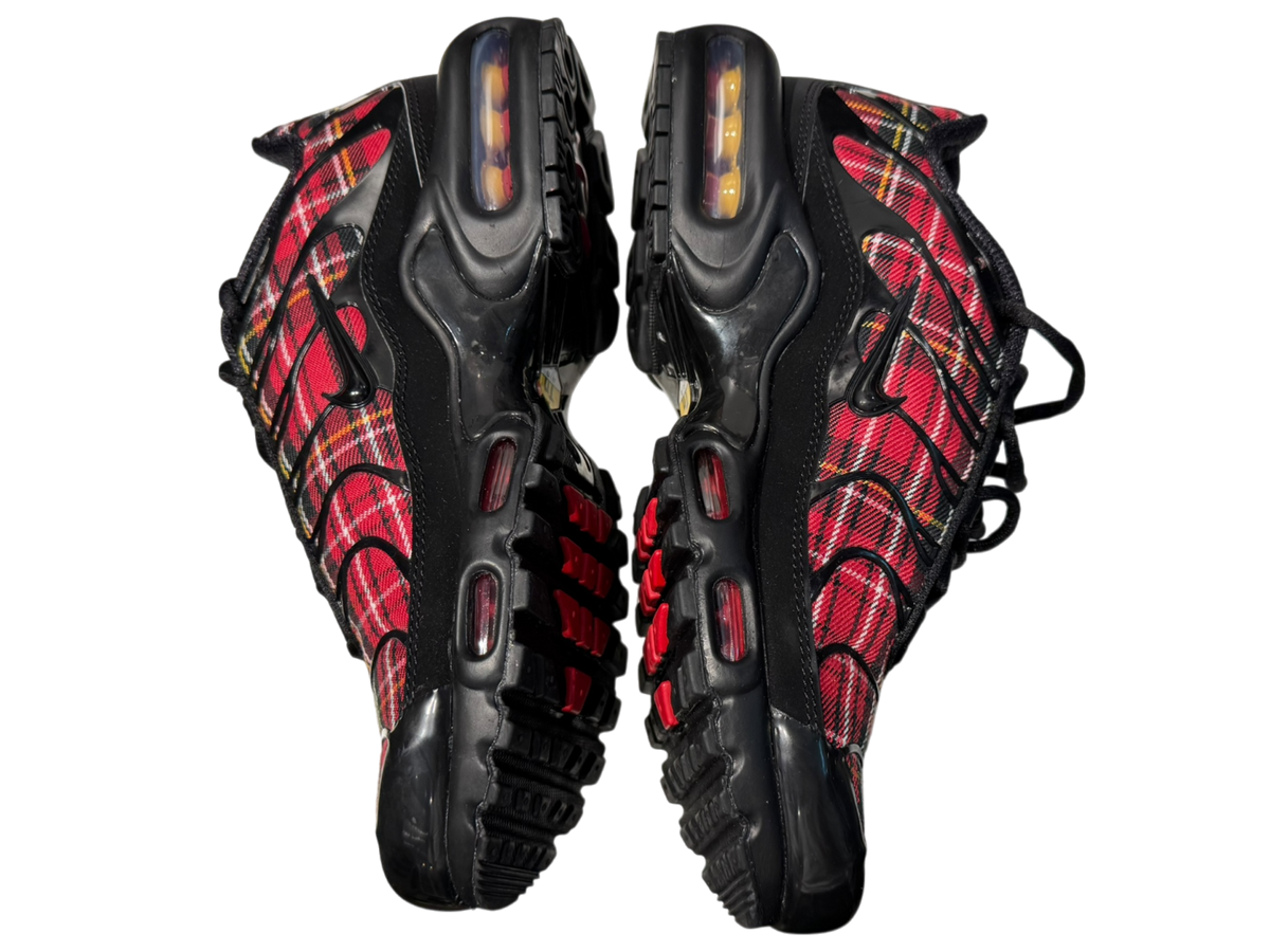 Nike Air Max Plus Black Tough Red Plaid (Women's)