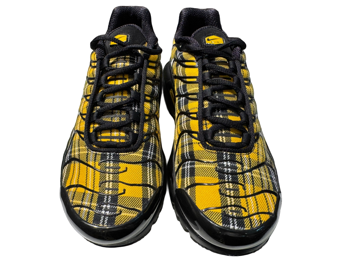 Nike Air Max Plus Black Yellow Ochre Plaid (Women's)
