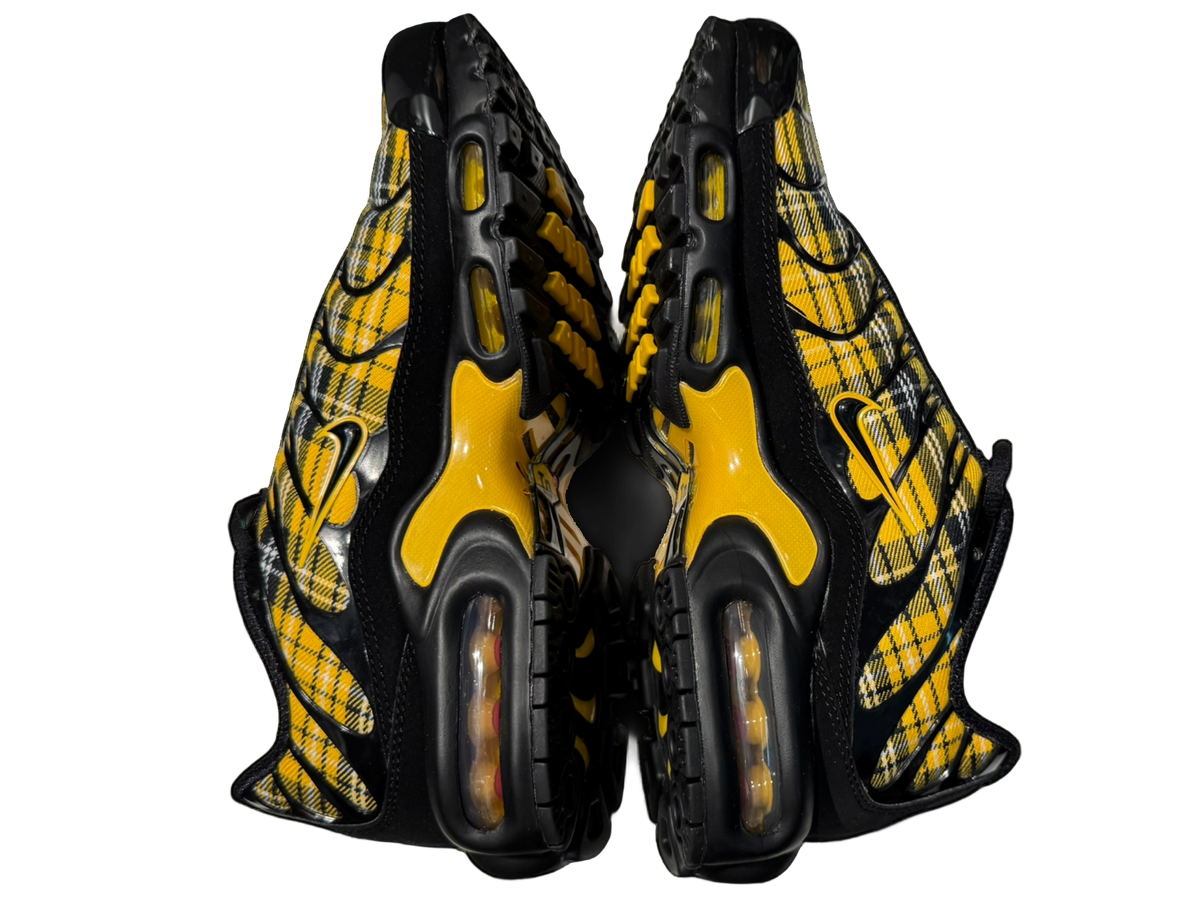 Nike Air Max Plus Black Yellow Ochre Plaid (Women's)
