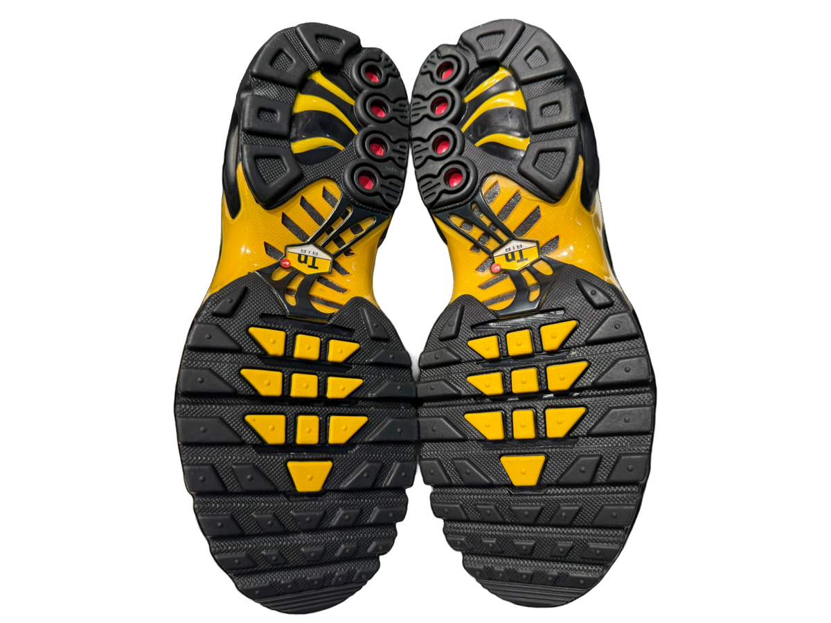 Nike Air Max Plus Black Yellow Ochre Plaid (Women's)
