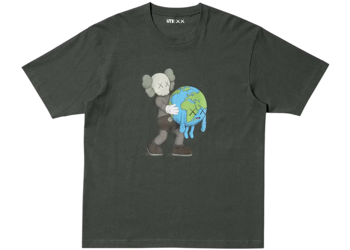 Uniqlo KAWS UNIVERSE UT Graphic T-shirt Gray