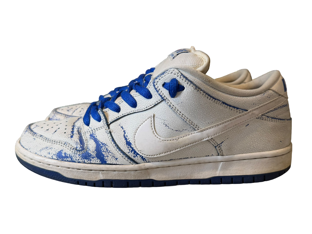 Used Nike SB Dunk Low Premium White Game Royal