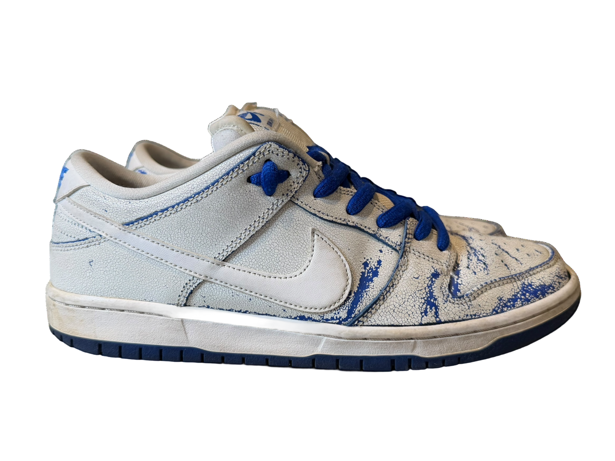 Used Nike SB Dunk Low Premium White Game Royal