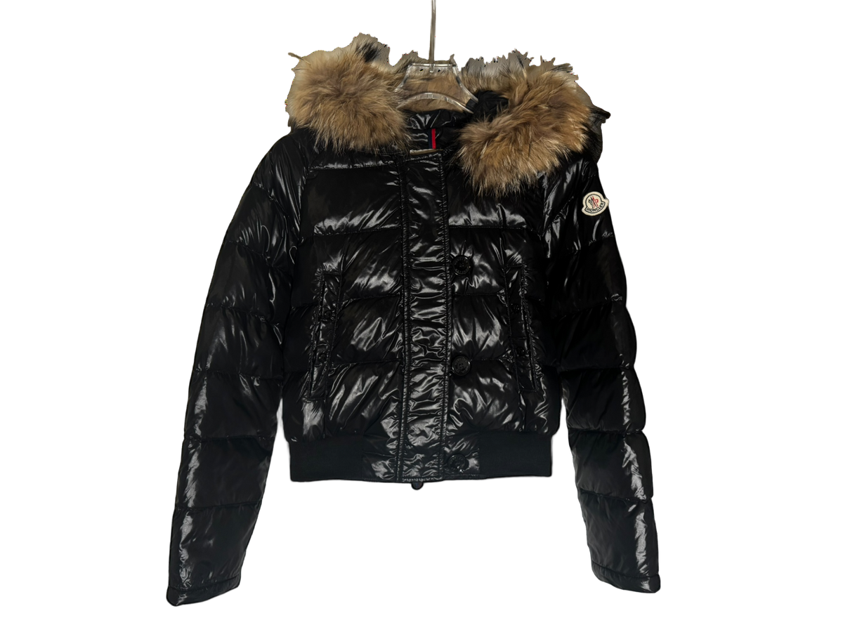 Used Moncler Women's Albertina Down Jacket Fur