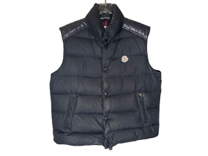 Used Moncler Cheval Down Vest Navy