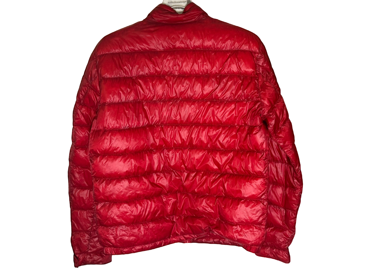 Used Moncler Acorus Light Puffer Jacket Red