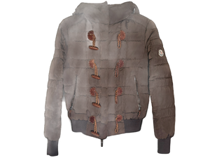 Used Moncler Vintage Down Jacket Brown