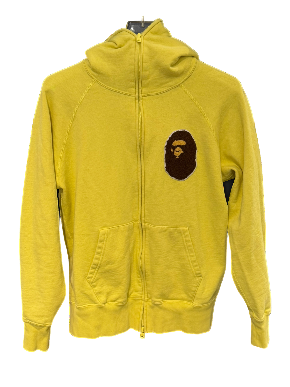 Used A Bathing Ape Yellow Full-Zip Hoodie