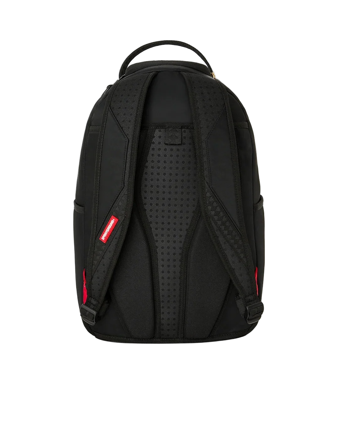Sprayground Shark Central Black Nylon Gray Embossed Backpack