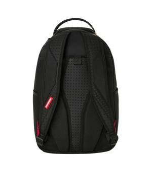 Sprayground Shark Central Black Nylon Gray Embossed Backpack