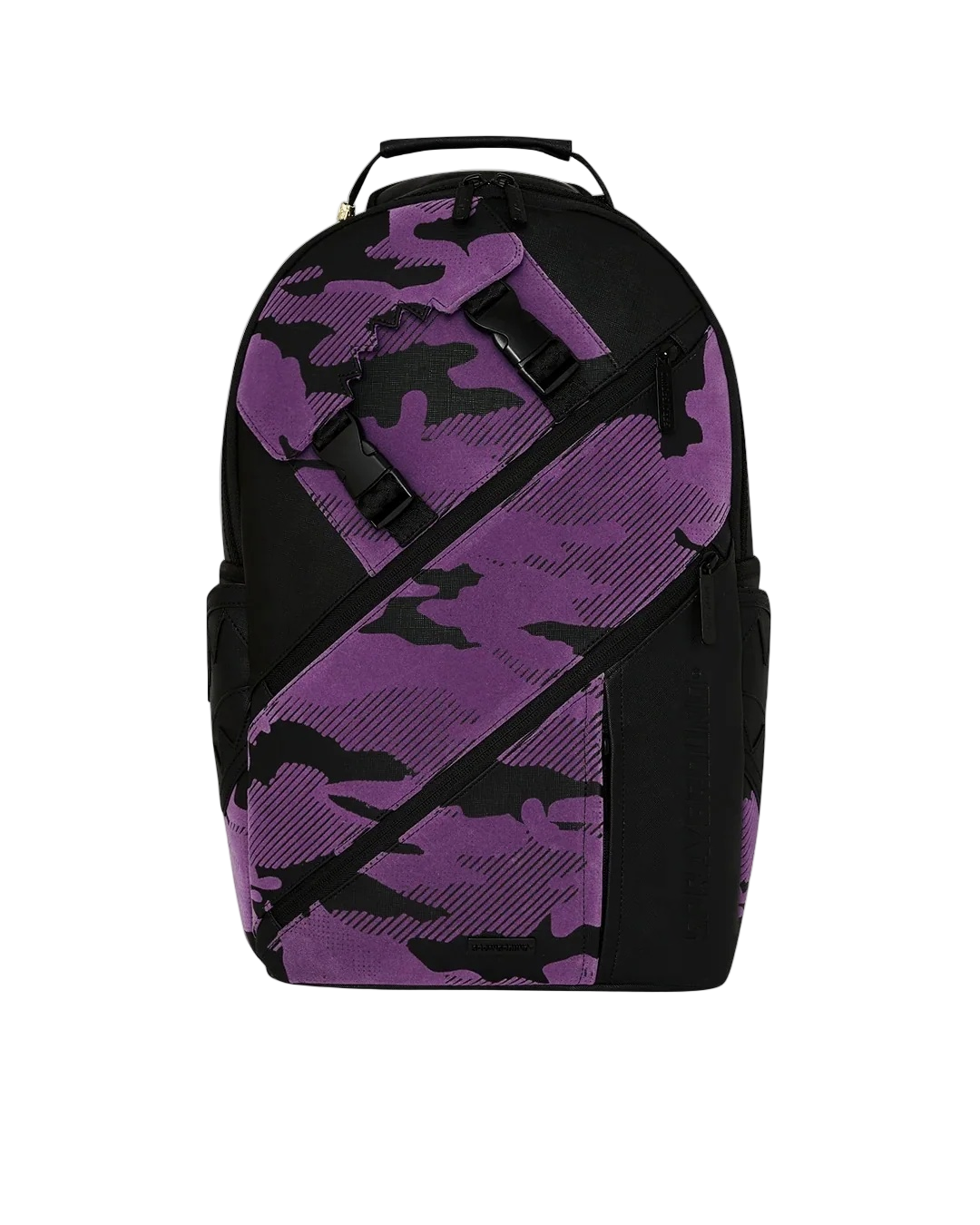 Sprayground Purple Flocked Camo Backpack
