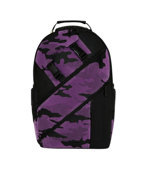 Sprayground Purple Flocked Camo Backpack