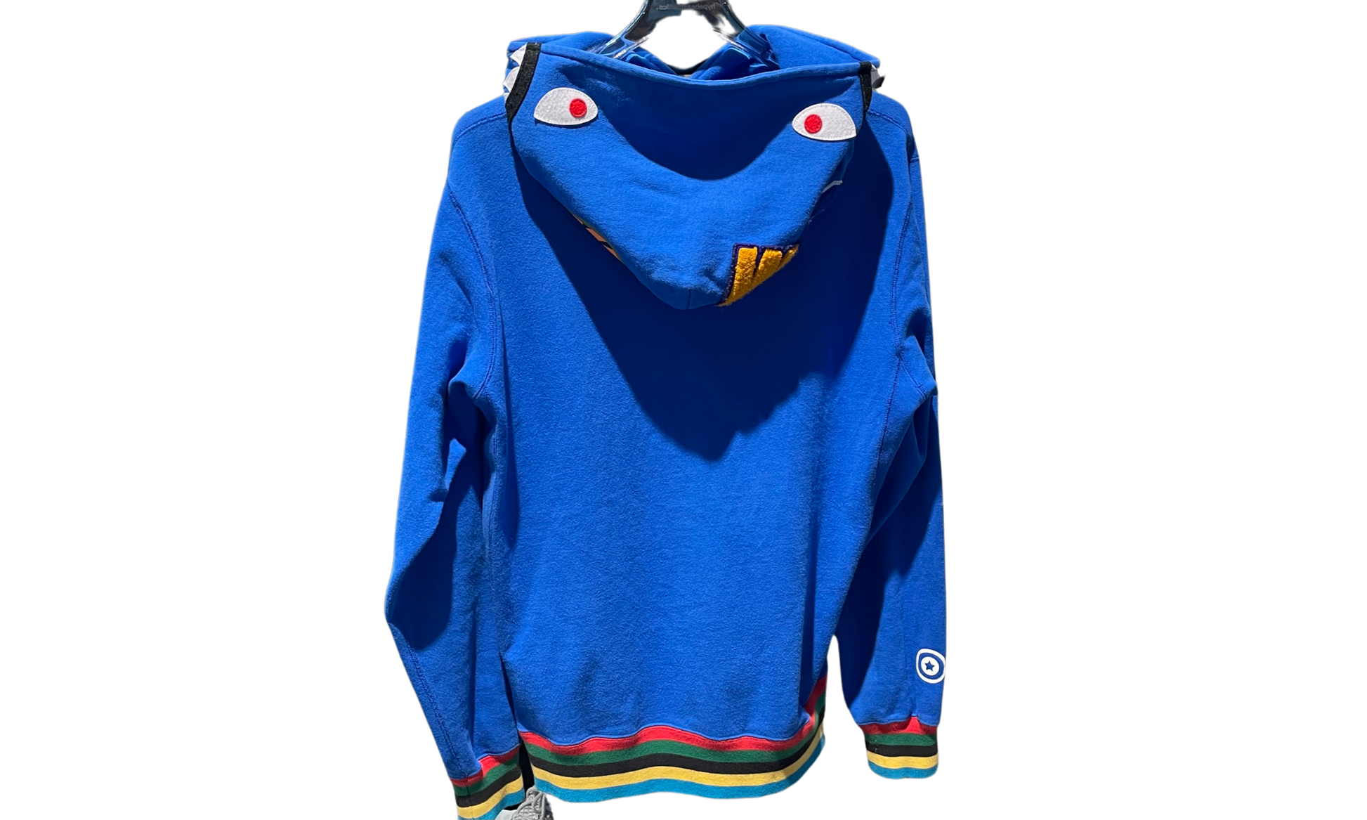 Bape Used Bape Blue Shark hoodie  - 119251808