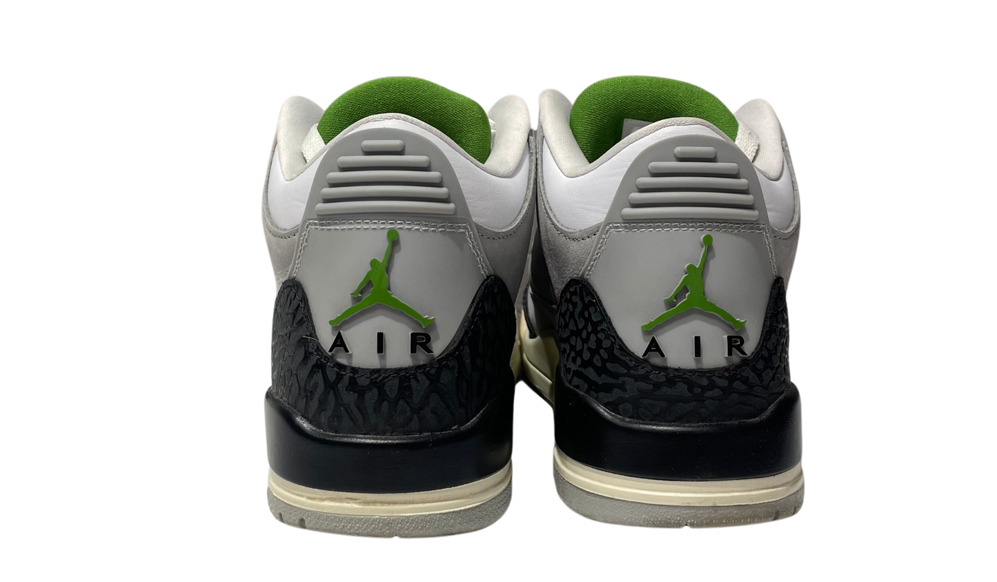 Air Jordan  Used Jordan 3 Retro Chlorophyll Men's -  136064-006