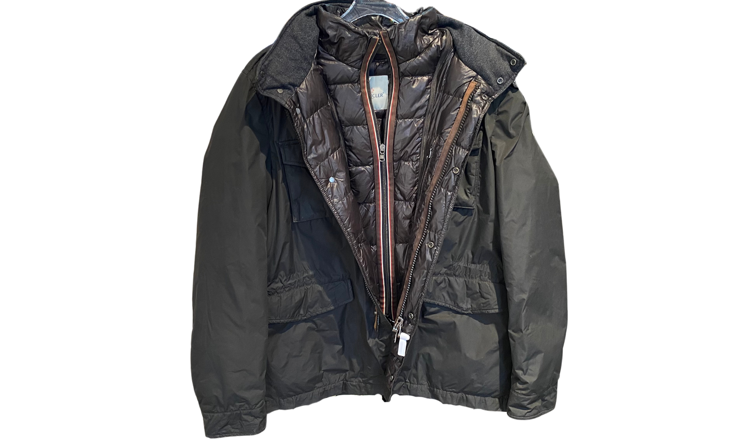 Moncler Used Moncler Hector Jacket Brown - 129251125