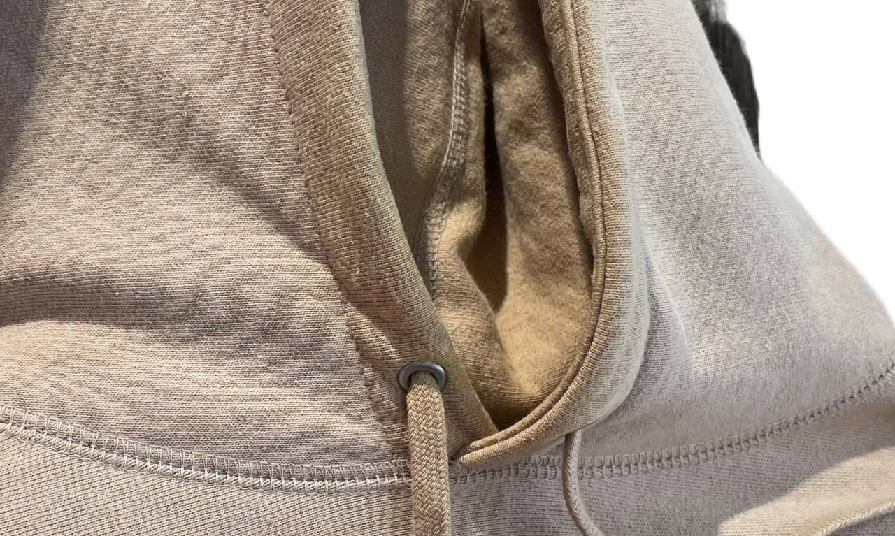 Supreme Used Supreme raised handstyle hoodie beige - 1026241811