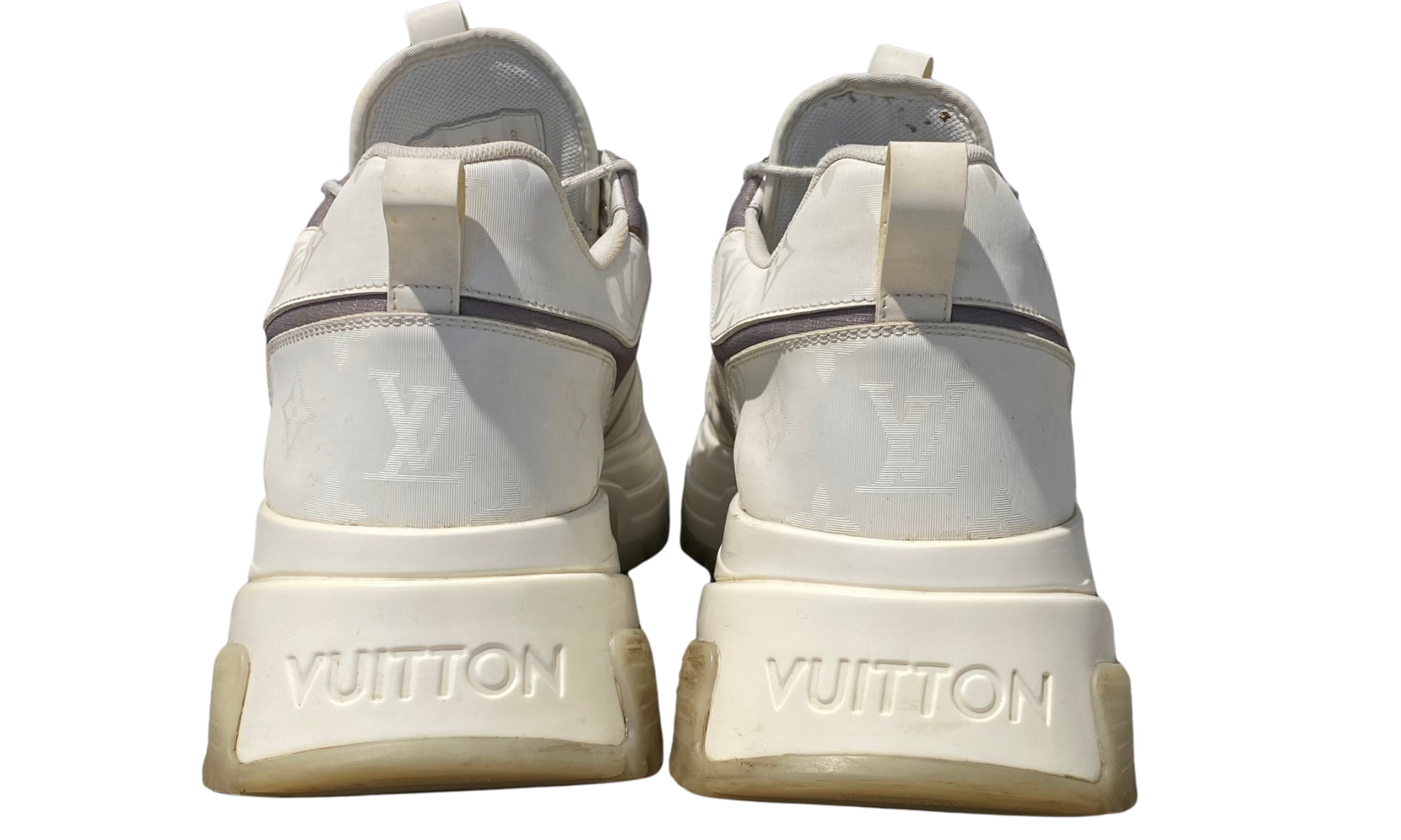 Louis Vuitton Used Louis Vuitton Run Away Pulse White Monogram - test