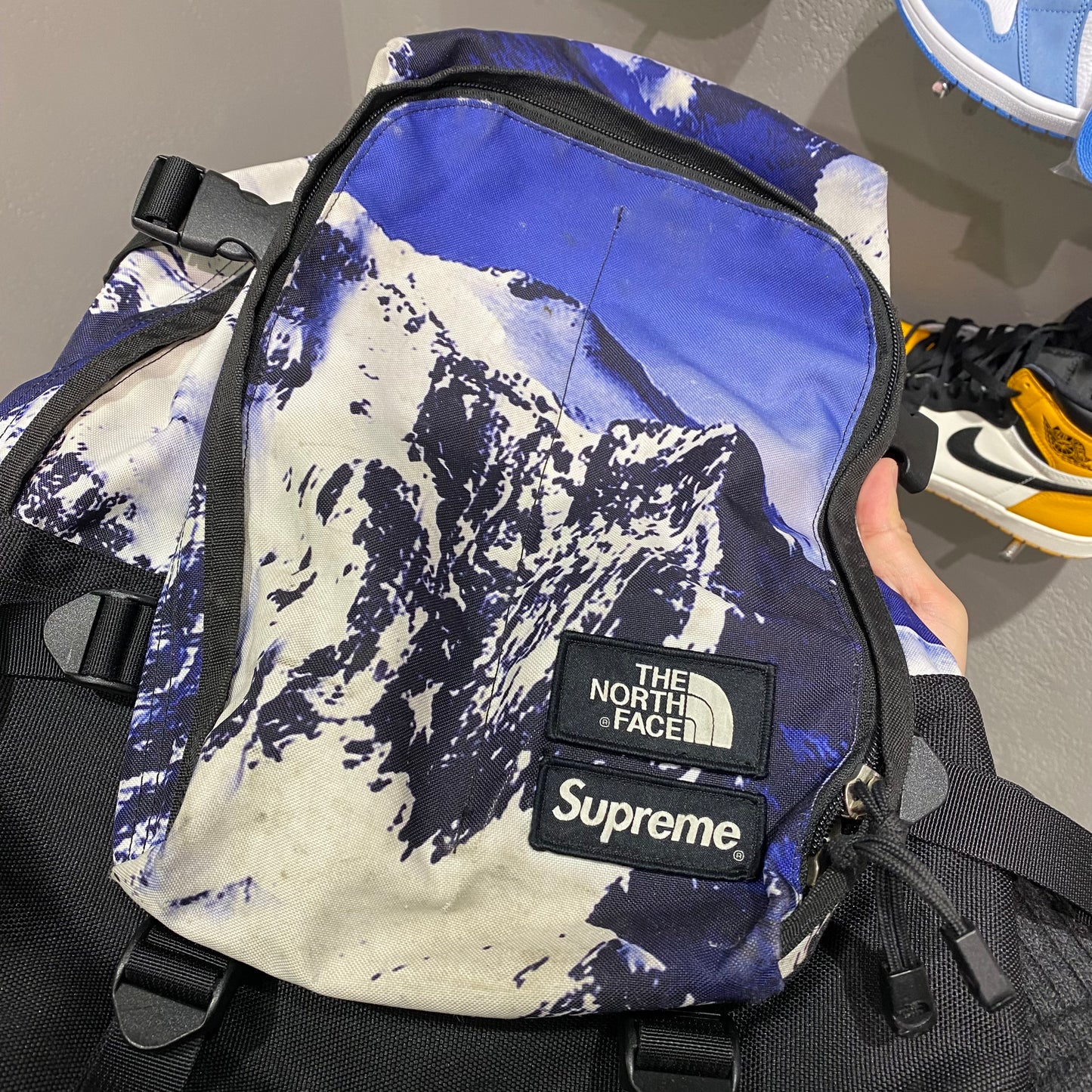 Used Supreme x The North Face mountain expedition backpack