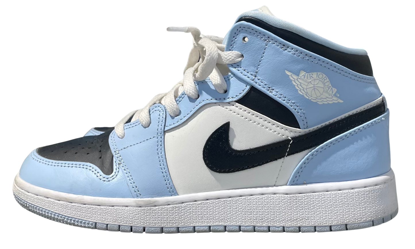 Air Jordan Used Jordan 1 Mid SE Ice Blue (2023) - 555112-401