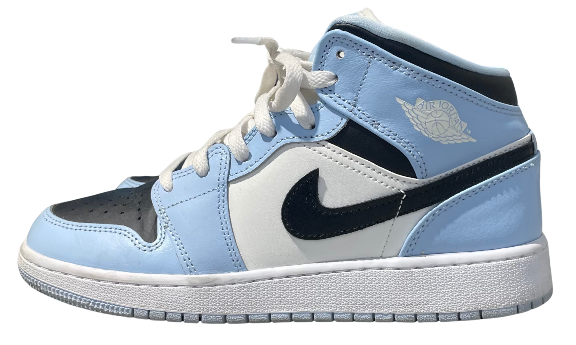 Air Jordan Used Jordan 1 Mid SE Ice Blue (2023) - 555112-401