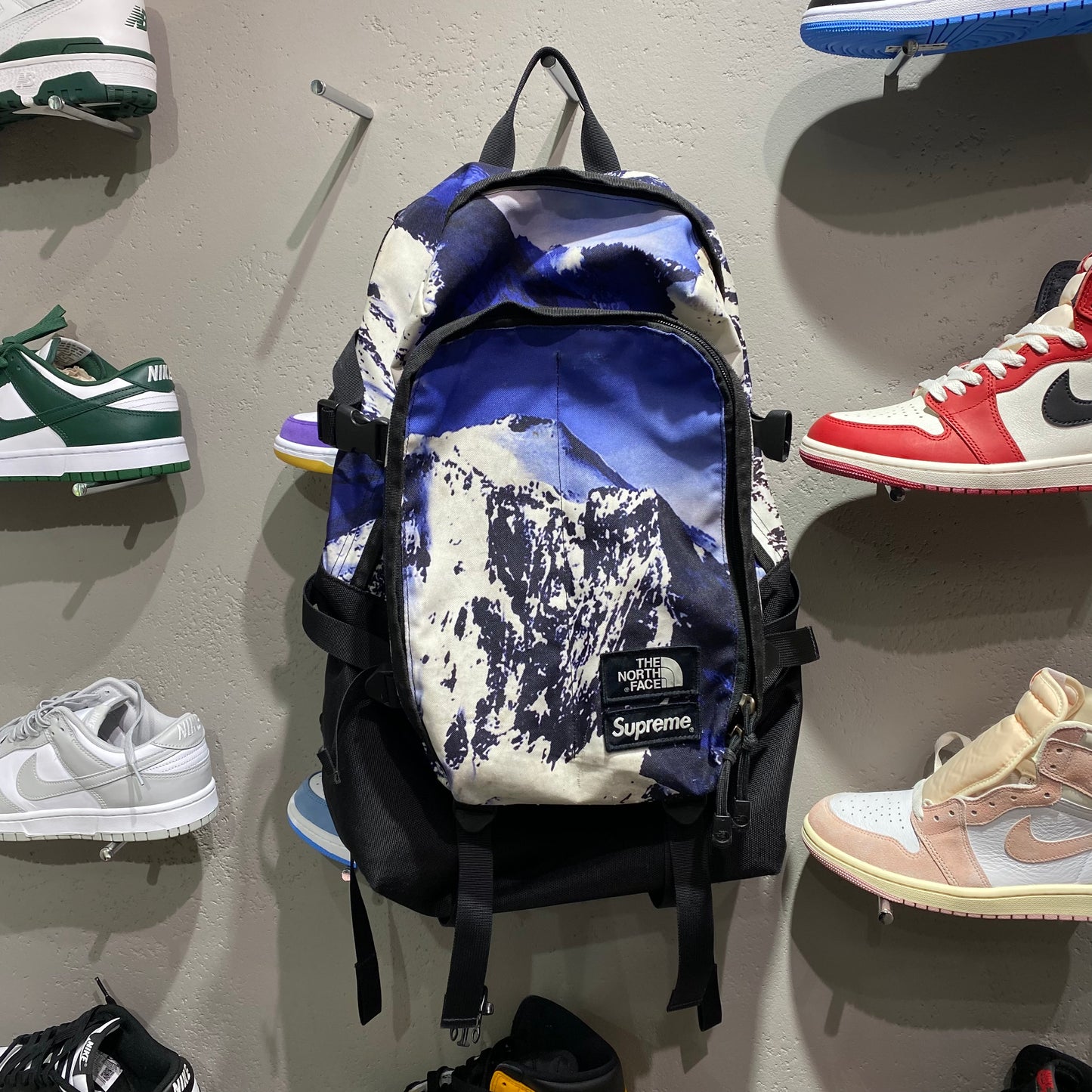 Used Supreme x The North Face mountain expedition backpack