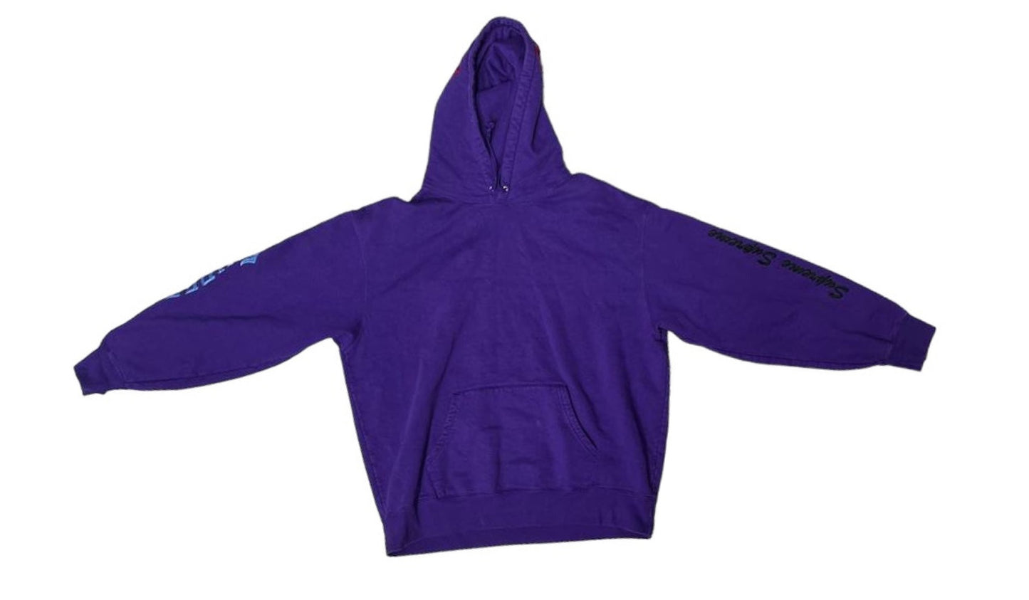 Used Supreme Multi Logo Hooded Sweatshirt