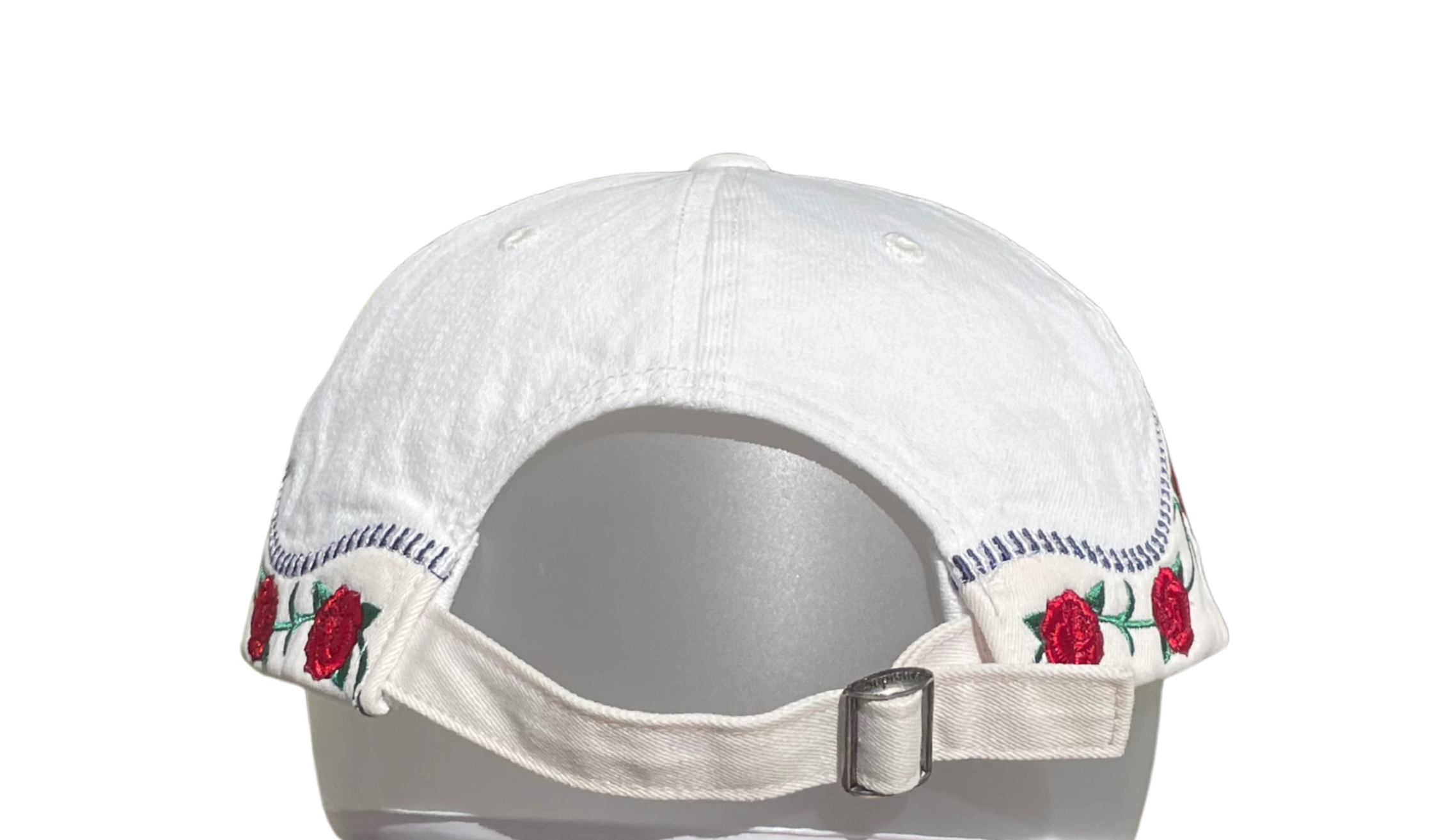nike Used Supreme Roses 6-Panel Cap White - 625251809
